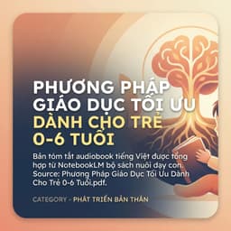 Phương Pháp Giáo Dục Tối Ưu Dành Cho Trẻ 0-6 Tuổi